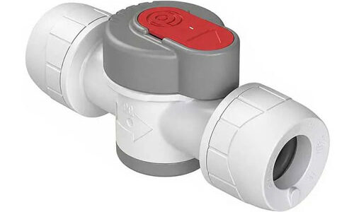Polyplumb Plastic Warm Shut Off Valve - 15mm