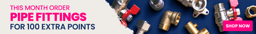 SUPER rewards 100 extra points on pipe fittings