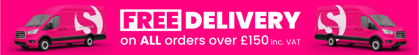 Free delivery on all orders over £150 inc VAT