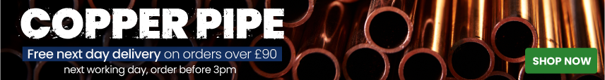 Copper pipe free next day delivery on orders over £90
