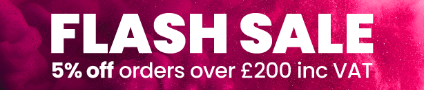 FLASH SALE 5% off orders over £200 